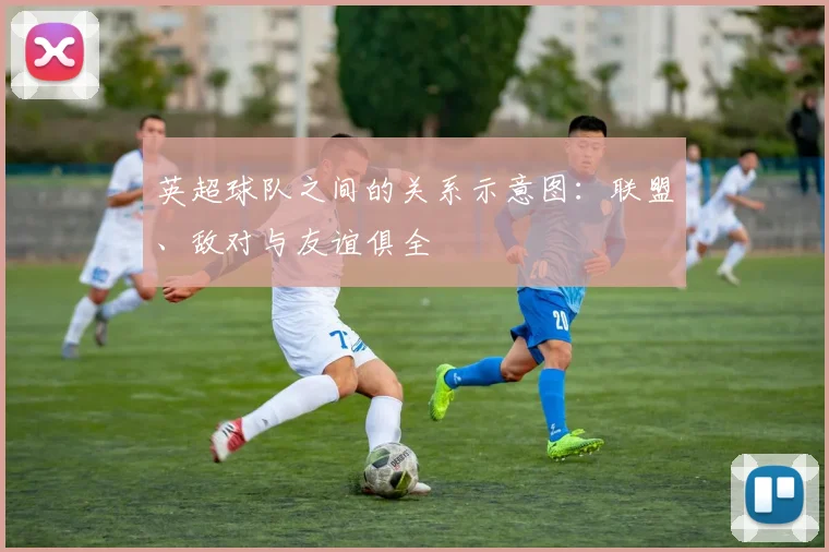 英超球队之间的关系示意图：联盟、敌对与友谊俱全