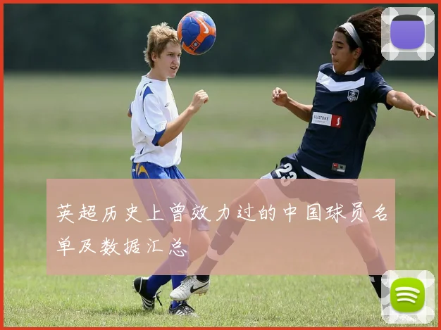 英超历史上曾效力过的中国球员名单及数据汇总